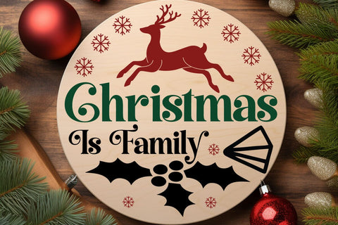 Christmas is family SVG Angelina750 