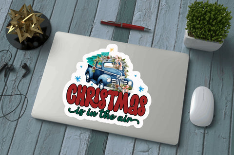 Christmas is in the Stickers Design Sublimation Regulrcrative 