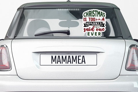 Christmas is too sparkly said one ever SVG Angelina750 