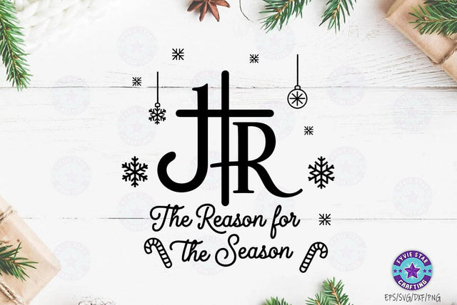 Christmas Jesus is the reason for the season Quote SVG Design SVG FiveStarCrafting 