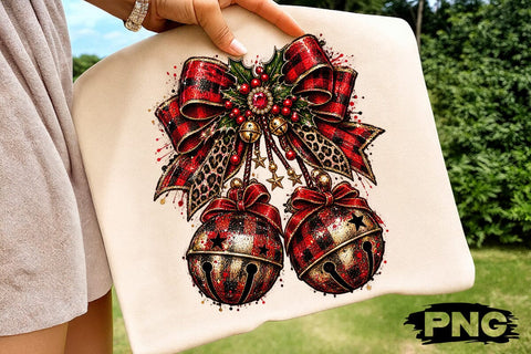 Christmas Jingle Bells Sublimation PNG SVG DesignDestine 