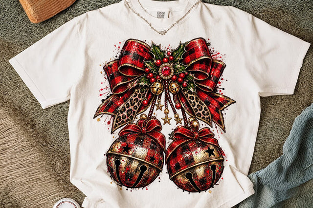 Christmas Jingle Bells Sublimation PNG SVG DesignDestine 