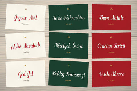 Christmas Jollytide - Festive Christmas Brush Script Font Font ampersand 