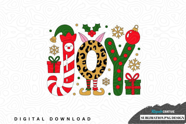 Christmas joy sublimation png design Sublimation Regulrcrative 