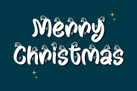 Christmas July Font Afandi Studio 