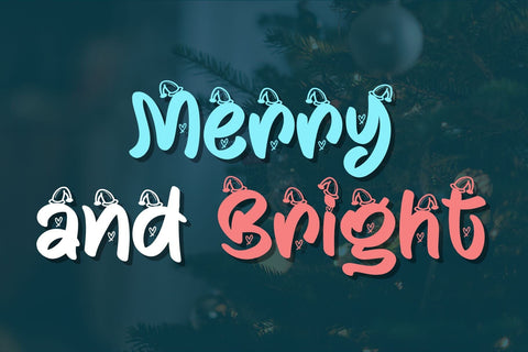 Christmas July Font Afandi Studio 