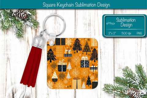 Christmas Keychain PNG Sublimation Christmas Snowflake PNG Sublimation Createya Design 