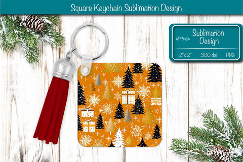 Christmas Keychain PNG Sublimation Christmas Snowflake PNG Sublimation Createya Design 