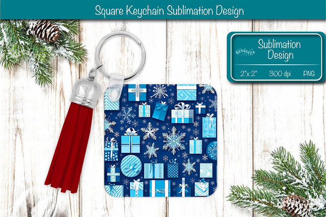 Christmas Keychain PNG Sublimation Christmas Snowflake PNG Sublimation Createya Design 