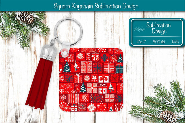 Christmas Keychain PNG Sublimation Christmas Snowflake PNG Sublimation Createya Design 