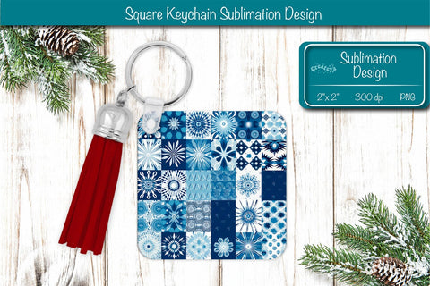 Christmas Keychain PNG Sublimation Christmas Snowflake PNG Sublimation Createya Design 