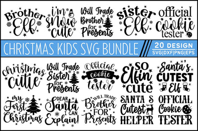 Christmas Kids SVG Bundle SVG Designangry 