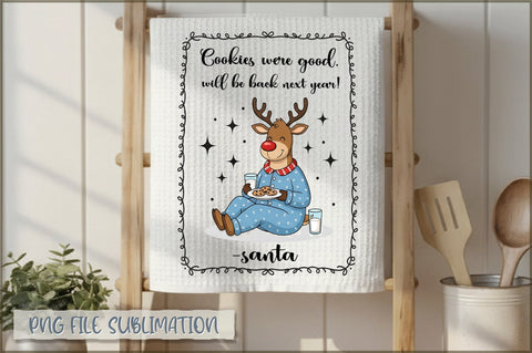 Christmas Kitchen Towel PNG Bundle Sublimation Shetara Begum 