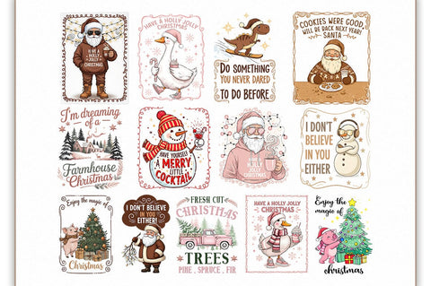 Christmas Kitchen Towel PNG Bundle Sublimation Shetara Begum 