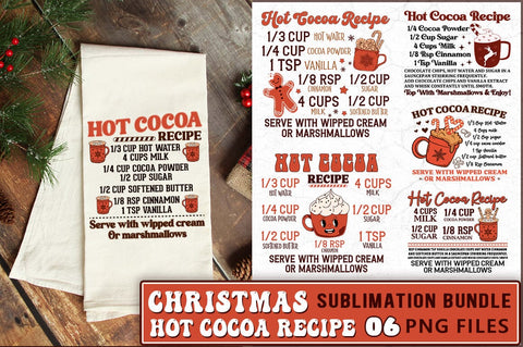 Christmas Kitchen Towel Sublimation Bundle SVG Shetara Begum 