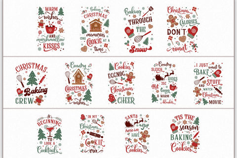 Christmas Kitchen Towels SVG Bundle SVG Shetara Begum 