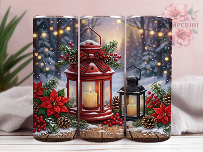 Christmas Lantern 20oz Tumbler, Christmas Lantern, Lantern Tumbler, Christmas Tumbler, Lantern Tumbler PNG, Holiday Lantern, Lantern Wrap PNG, Winter Lantern Sublimation Li Zamperini 