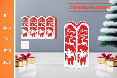 Christmas Lantern - Paper Cut SVG 1 SVG Slim Studio 