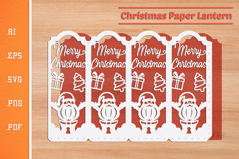 Christmas Lantern - Paper Cut SVG 5 SVG Slim Studio 