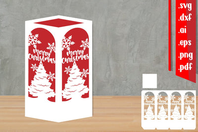Christmas Lantern Papercut 7 SVG zafrans studio 