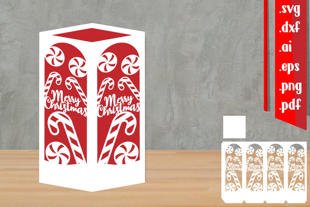 Christmas Lantern Papercut 8 3D Paper zafrans studio 