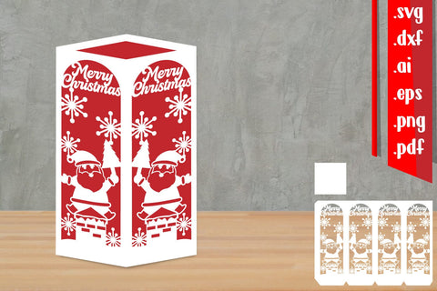 Christmas Lantern Papercut 9 3D Paper zafrans studio 