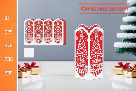 Christmas Lanterns BUNDLE - Paper Cut SVG SVG Slim Studio 