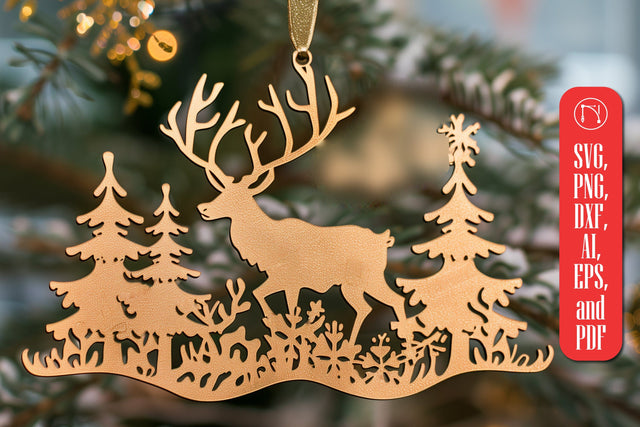 Christmas laser cut file SVG SVG MD JOYNAL ABDIN 