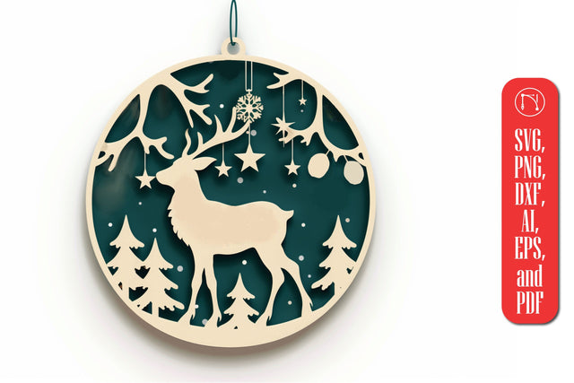 Christmas laser cut file SVG SVG MD JOYNAL ABDIN 