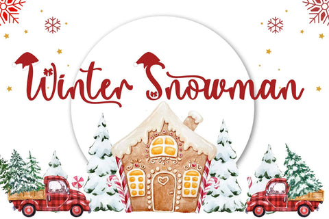 Christmas Laurent Font Prasetya Letter 