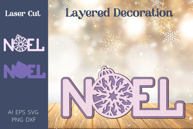 Christmas layered decor, Noel svg, Winter holiday 3D Paper AnastasiyaArtDesign 