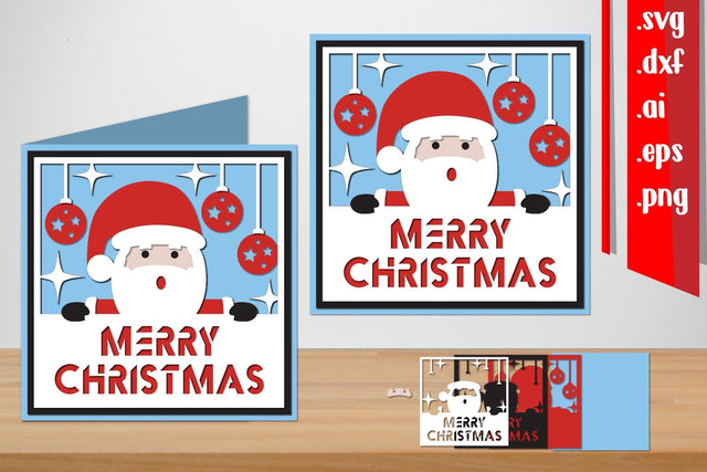 Christmas Layered Papercut | Christmas Greeting Card 3D Paper zafrans studio 