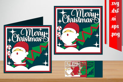 Christmas Layered Papercut SVG zafrans studio 