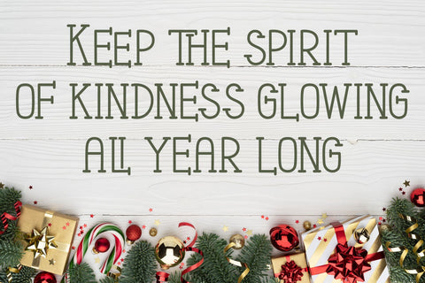 Christmas Letters Font AEN Creative Store 