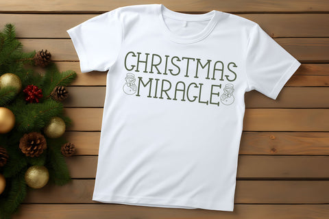 Christmas Letters Font AEN Creative Store 