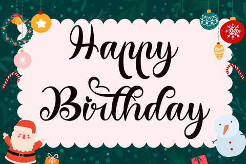 Christmas Liberty Font Prasetya Letter 