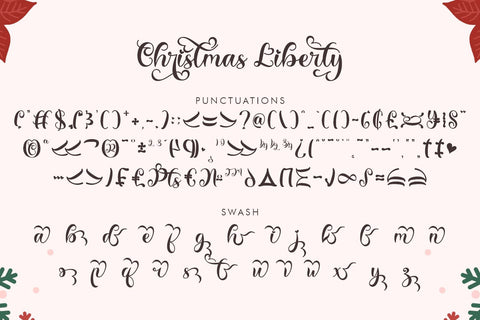 Christmas Liberty Font Prasetya Letter 