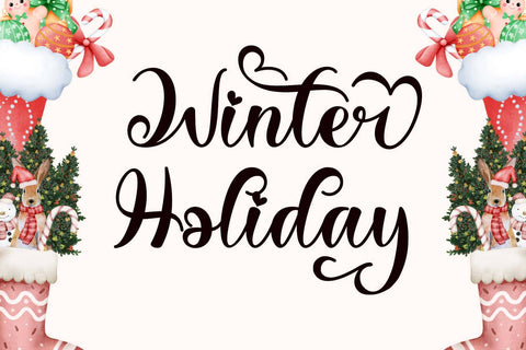 Christmas Liberty Font Prasetya Letter 