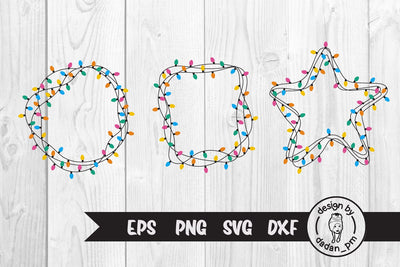 Christmas light shape svg, christmas svg SVG dadan_pm 