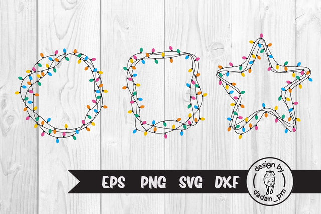 Christmas light shape svg, christmas svg SVG dadan_pm 