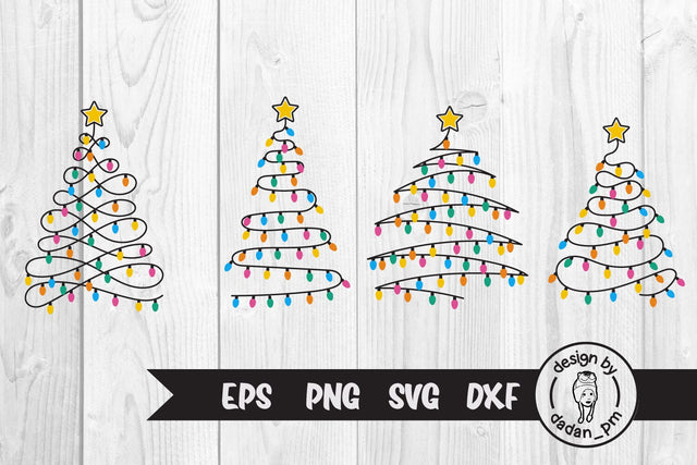 Christmas light Tree svg, christmas tree svg SVG dadan_pm 