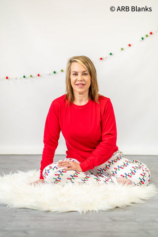 Christmas Lights Family Pajama Collection | Blanks for Embroidery and Heat Transfers Physical ARB Blanks 