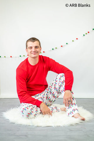 Christmas Lights Family Pajama Collection | Blanks for Embroidery and Heat Transfers Physical ARB Blanks 