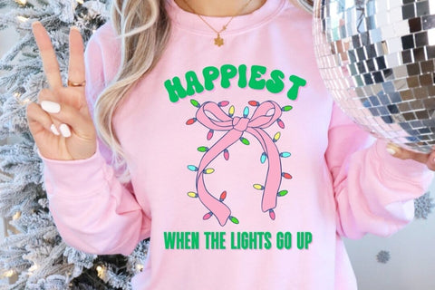 Christmas Lights Happiness SVG for DIY Crafts SVG So_Fontsy_VIP 