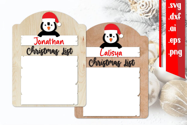 Christmas List Board | Christmas Wish Board SVG zafrans studio 