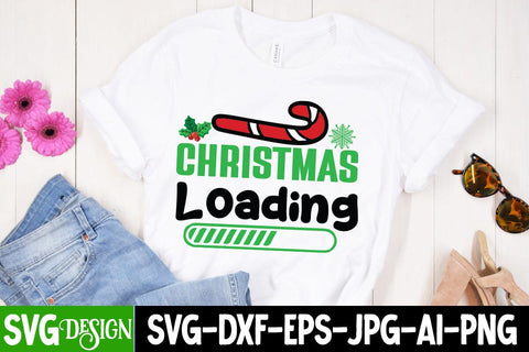 Christmas Loading SVG Cut File, Christmas Loading SVG Design, Christmas Loading SVG Quotes, Christmas Loading SVG BlackCatsMedia 