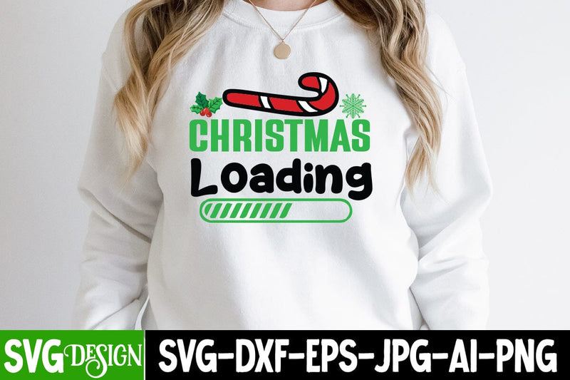 Christmas Loading SVG Cut File, Christmas Loading SVG Design, Christmas ...
