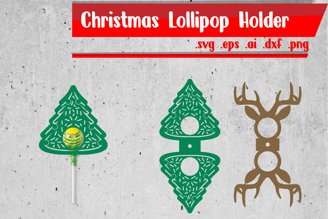 Christmas Lollipop Holder | Christmas Candy Holder 3D Paper zafrans studio 
