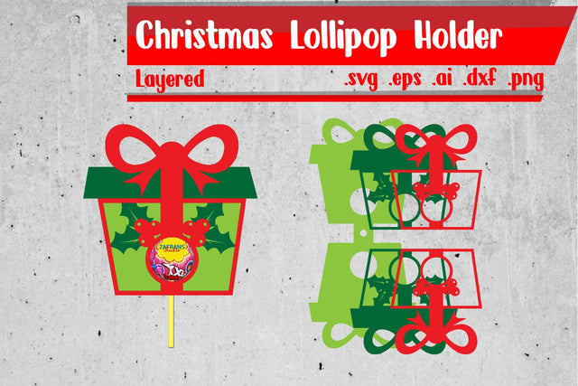 Christmas Lollipop Holders | Lollipop Holders Layered 3D Paper zafrans studio 