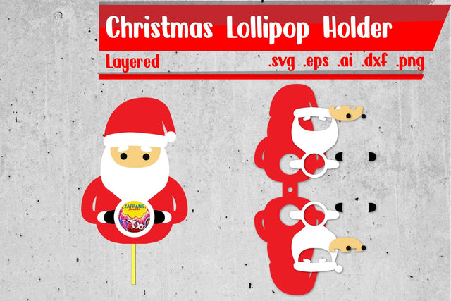 Christmas Lollipop Holders | Lollipop Holders Layered 3D Paper zafrans studio 